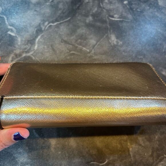 Guess Pink Rose Gold LOGO Long Wallet - Picture 3 of 11